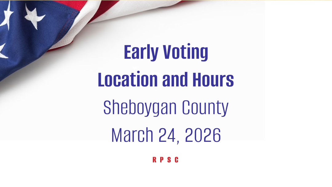 2026 Spring Election Sheboygan County Early Voting Locations and Hours